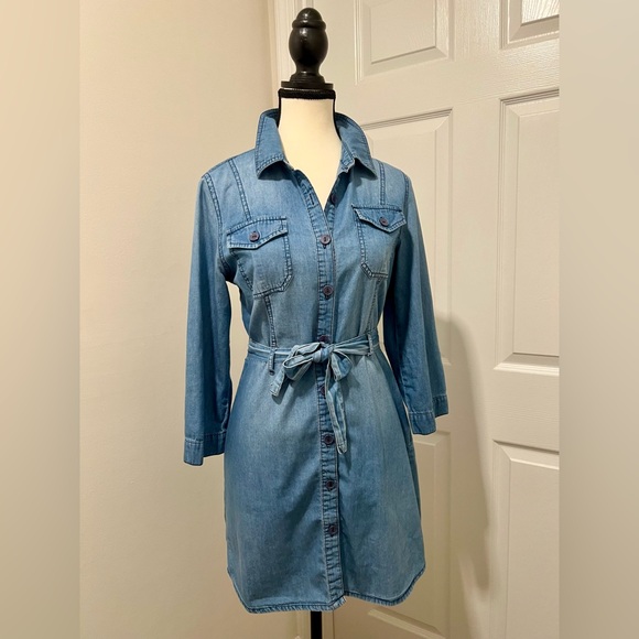 Ci Sono Dresses & Skirts - Ci Sono Blue Denim Dress